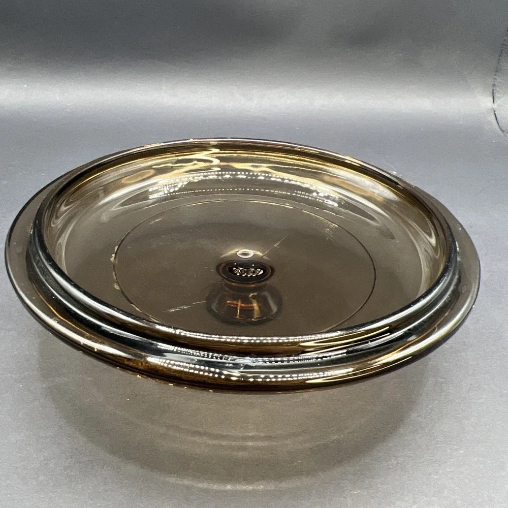 Pyrex Corning Ware Visions P81C Amber Replacement Glass Lid 6